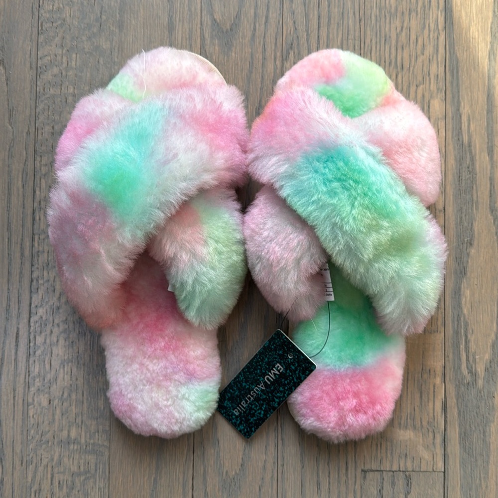 NWT: EMU Australia - Mayberry Tie Dye Womens Slipper